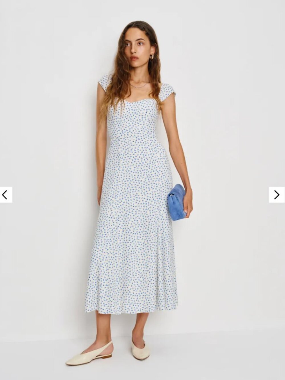 Reformation Petites Bryson Dress Ivory - Size 2P